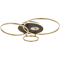 Deckenleuchte LED INVERTINA (LBH 90x70x13,10 cm) - gold - LBH 90x70x13,10 cm