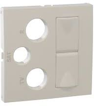 Centro p/ Tomada Mista R+TV+SAT+2x RJ45 Branco Série LOGUS90 - EFAPEL