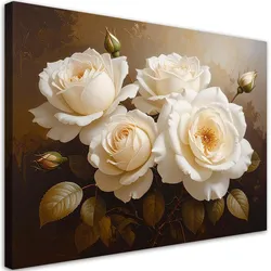 LEINWANDBILD Blumen 120x80cm
