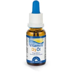 Dr. Jacob's Vitamin D3 Öl 640 Tropfen 800 IE D3 vegetarisch