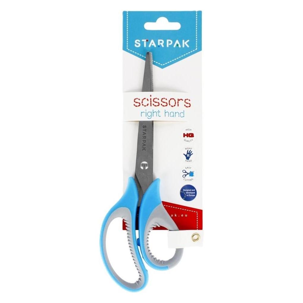 Starpak Metallschere mit Gummi 21cm Blister (21 cm) (41378763)