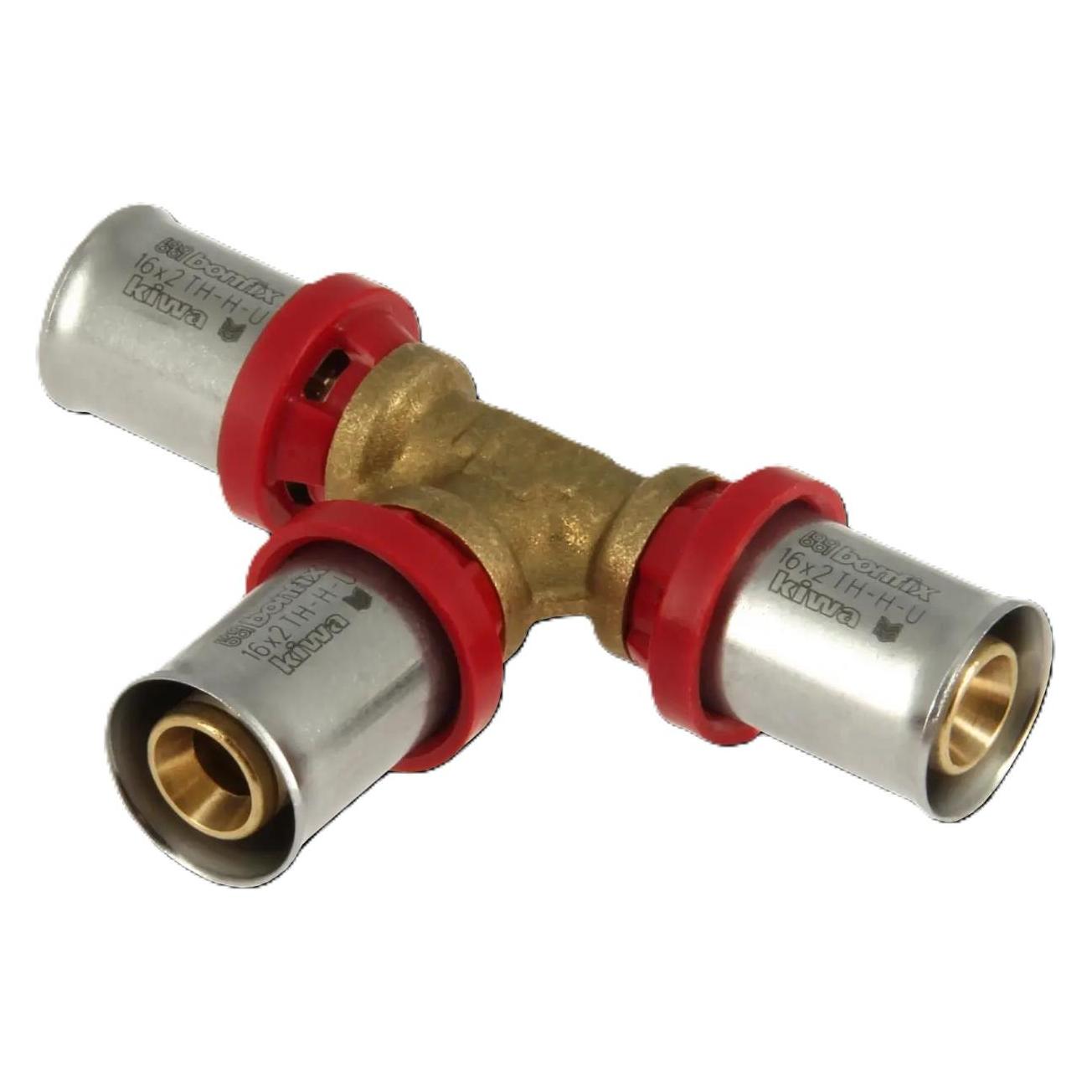 Bonfix 2000505 Alu-Press-T-Stück 16 x 16 x 16 mm (Pressverbindung, T-Verbindung) (67418565)