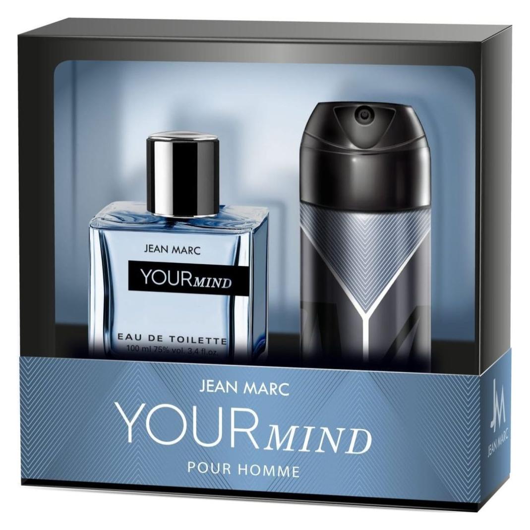 Brait DRAMERS JEAN MARC Your Mind Men's Gift Set - Eau de Toilette 100 ml + Deodorant 150 ml (Parfum Set) (59145962)