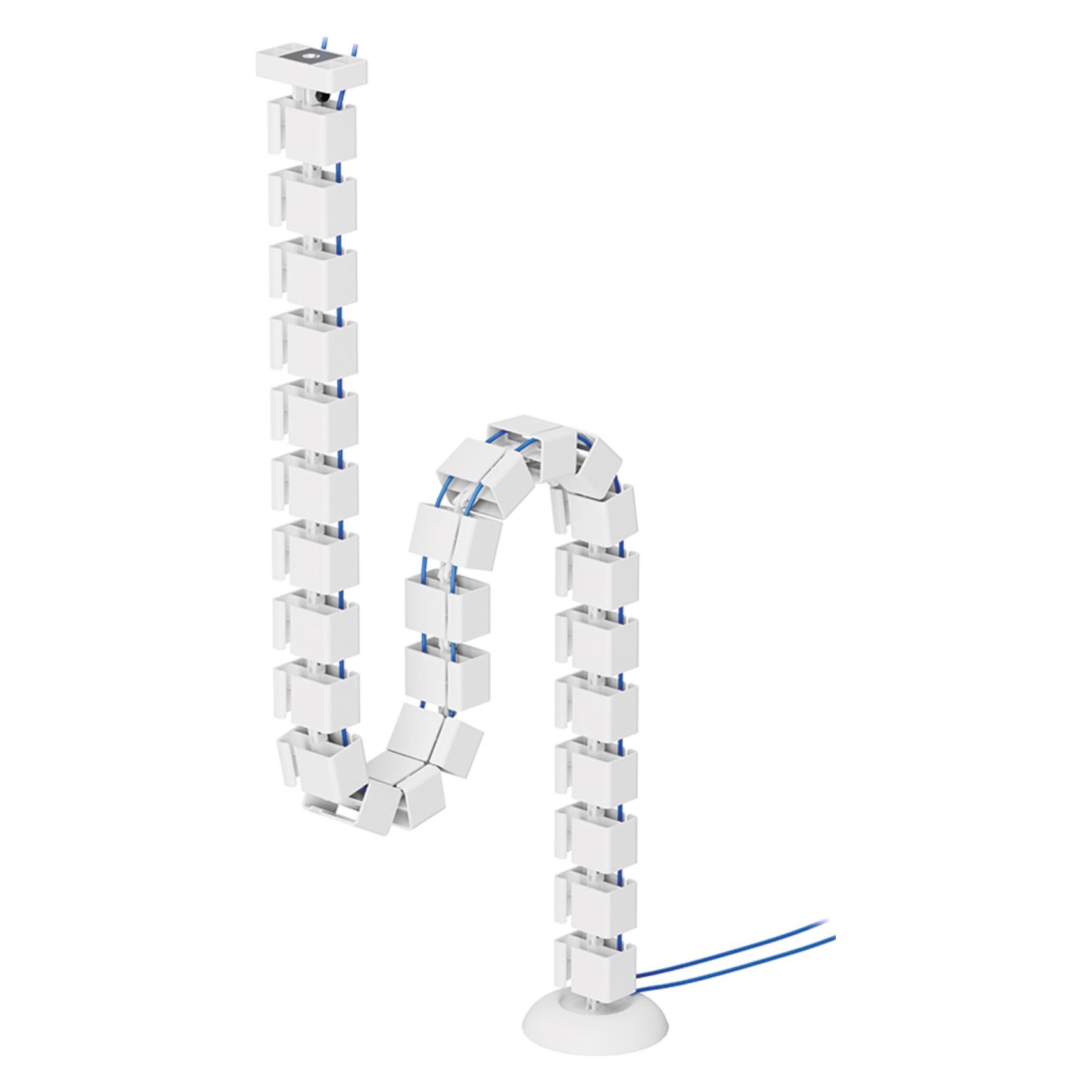 Neomounts Kabelkanal flexibel weiss/magnetische Befestigung (Kabelkanal, Kabelschlauch, 130 cm) (ADS06-132WH)