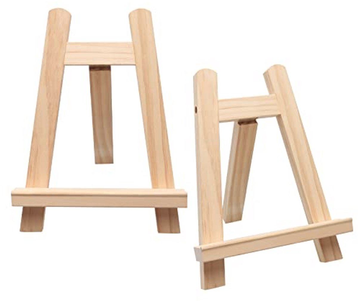 Mini Ezel Stand voor Schilderen en Foto's - Houten Display voor Kunstenaars en Amateurs