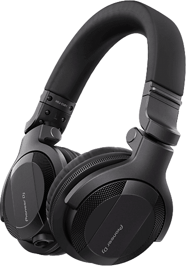 Auriculares - Pioneer DJ HDJ-CUE1, Diadema, Con cable, Giro 90 grados, Negro
