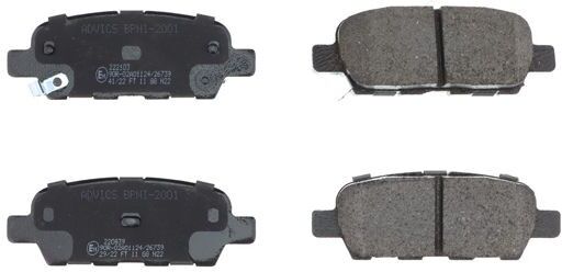 AISIN BPNI-2001 Bremsbeläge