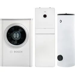 BOSCH Luftwärmepumpen-Paket BOPA CS729 CS7001iAW5OR-S, AWMB 9, HR300, INPA