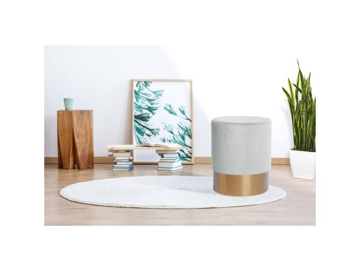Pouf banquette rond, style pop design