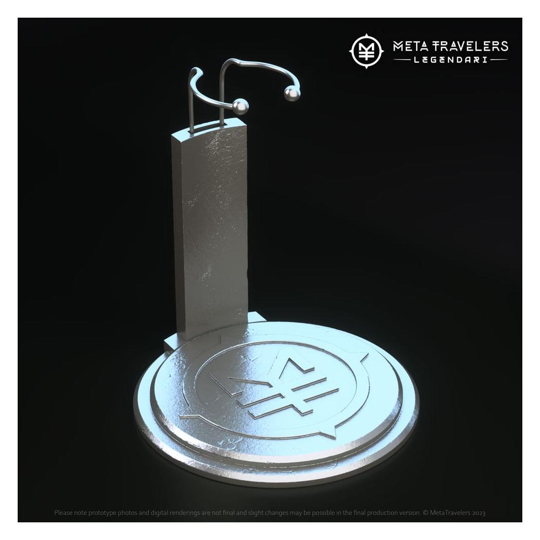 Meta Travelers Legendari Actionfiguren-Ständer mit MetaTravelers Logo (MT-AFS30)