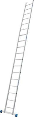 Alu-Anlegeleiter Stabilo, 18 Sprossen, mit Traverse