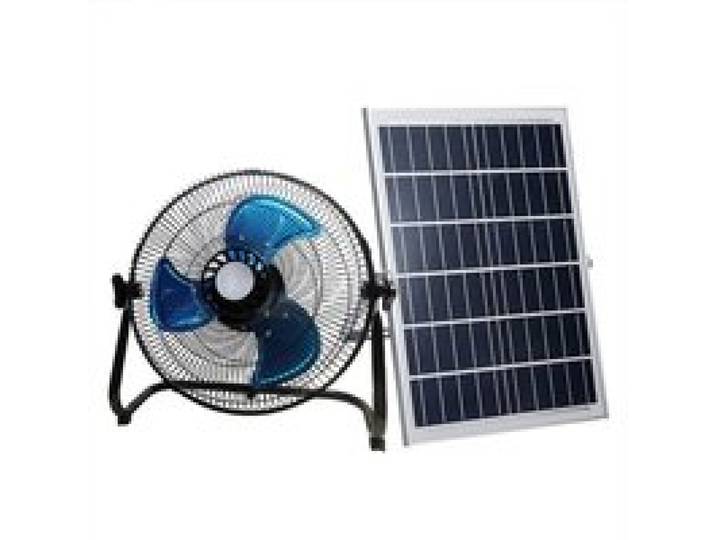 Ventilateur solaire ventilateur de charge maison grand vent extérieur portable 12 pouces - TepidBee - camping ventilateur de charg