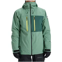 Quiksilver, Herren, Skijacke, Sycamore Solid 20K Jk - Regenjacke - Herren (L), Türkis