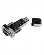 DIGITUS Serieller Adapter USB RS-232 einfacher Anschluss von seriellen Geräten über einen USB-Port (DA-70155-1)