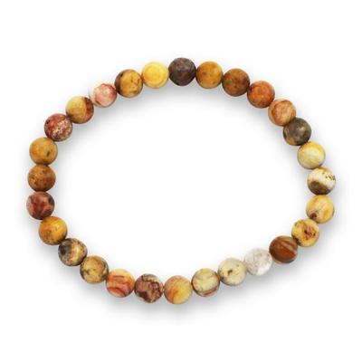 Grazy Laze-Achat Edelsteinarmband 6mm, J749-33