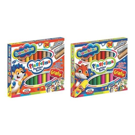 Bambino Plastilin classic 24 Farben (5903235001901)