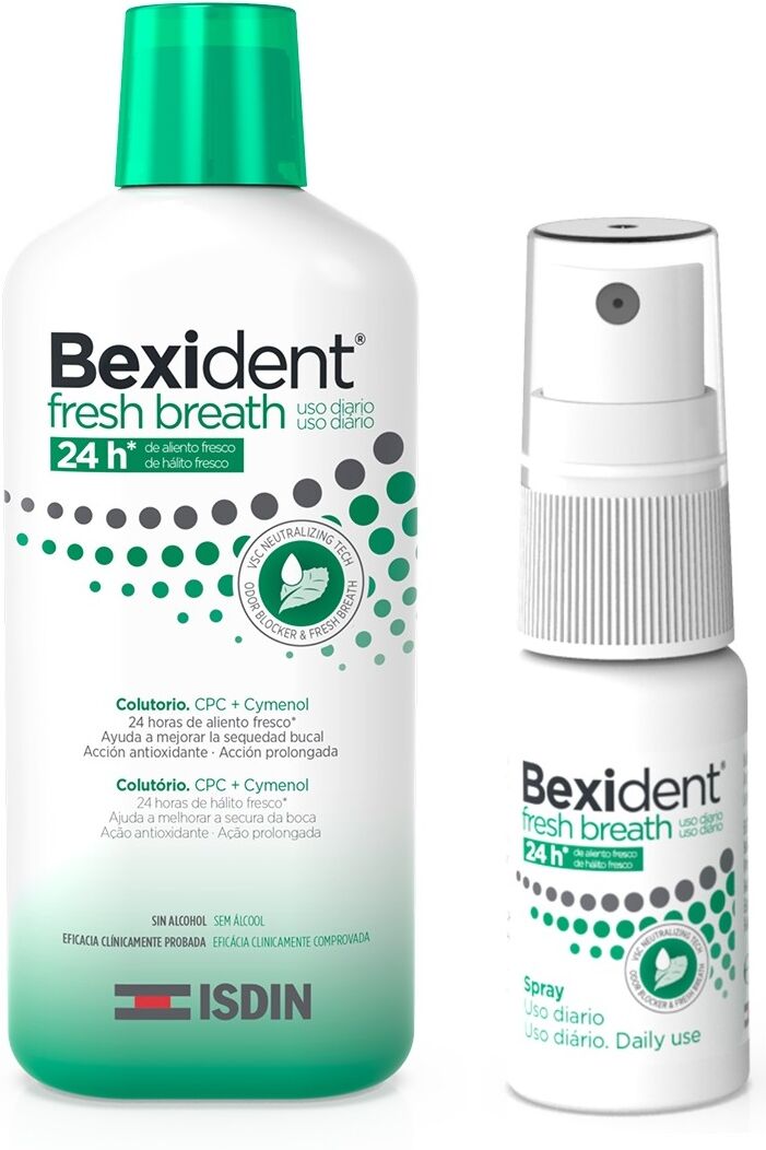 Isdin Bexident Fresh Breath Mouthwash 500 ml + Bexident Fresh Breath