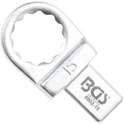 BGS 6902-15 Einsteck-Ringschlüssel 15mm für Aufnahme 9 x 12mm