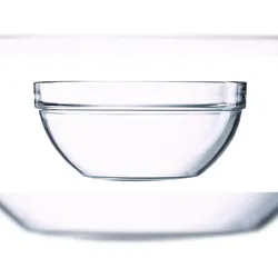 METRO PROFESSIONAL Glasschüssel, Ø 20 cm, 1.8 L, rund, stapelbar, transparent