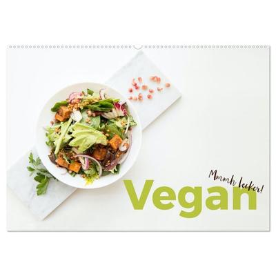 Vegan - Mmmh lecker! (Wandkalender 2027 DIN A2 quer), CALVENDO Monatskalender