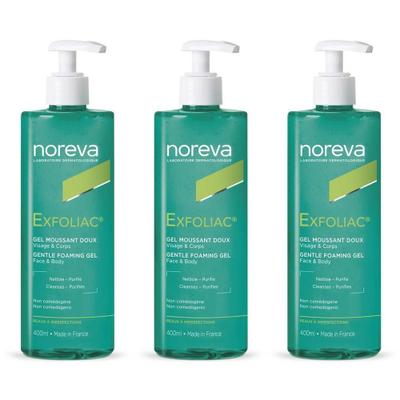 Noreva Exfoliac Reinigungsgel mild x3 3x400 ml Gel