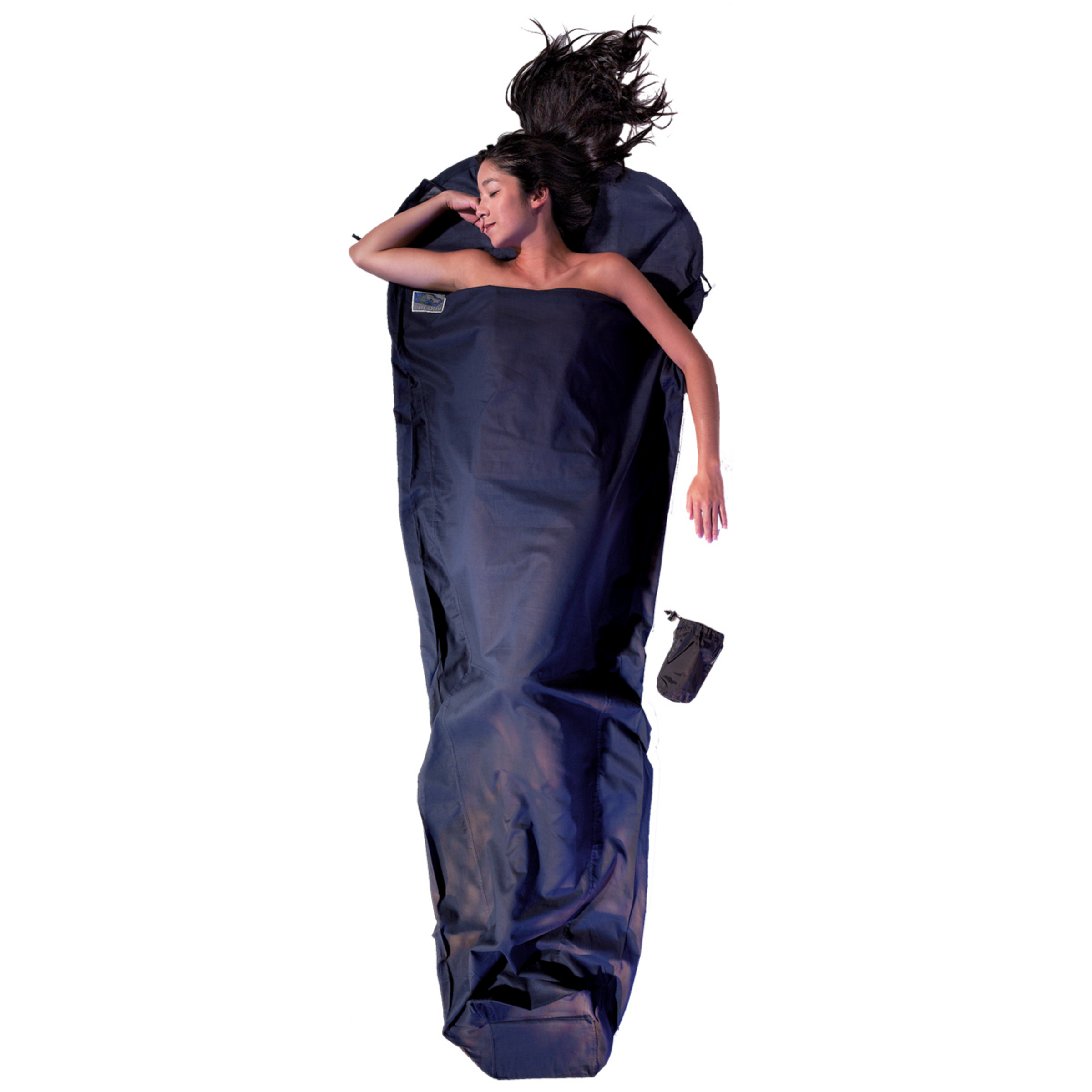 Cocoon MummyLiner Egyptian Cotton Hüttenschlafsäcke & Inlets lila Größe MAX. 230CM Camping Hautfreundlich