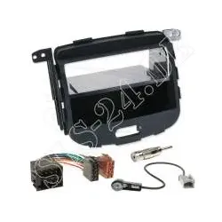 Autoradio 1-DIN Einbaurahmen Radioblende+Adapterkabel Einbauset für HYUNDAI i...