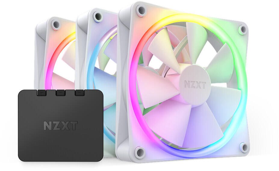 NZXT F120 RGB - Gehäuselüfter, Weiß RF-R12TF-W1