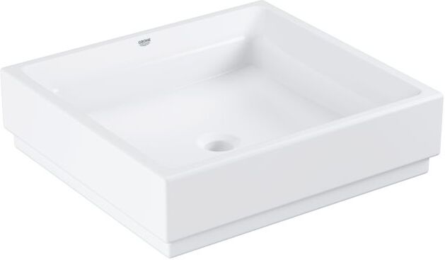 Grohe Cube Keramik Aufsatzschale 3948100H 50cm, ohne Hahnloch, alpinweiß PureGuard