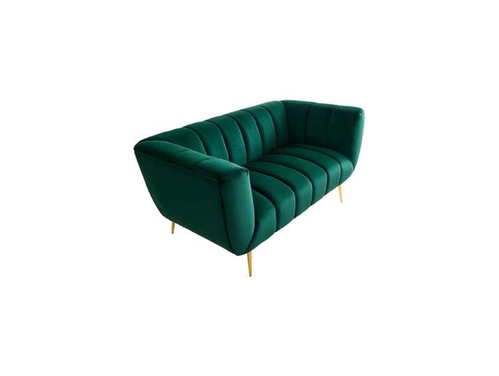 2-Sitzer Design Samtsofa „Noblesse“ - Smaragdgrün Invicta Interiors