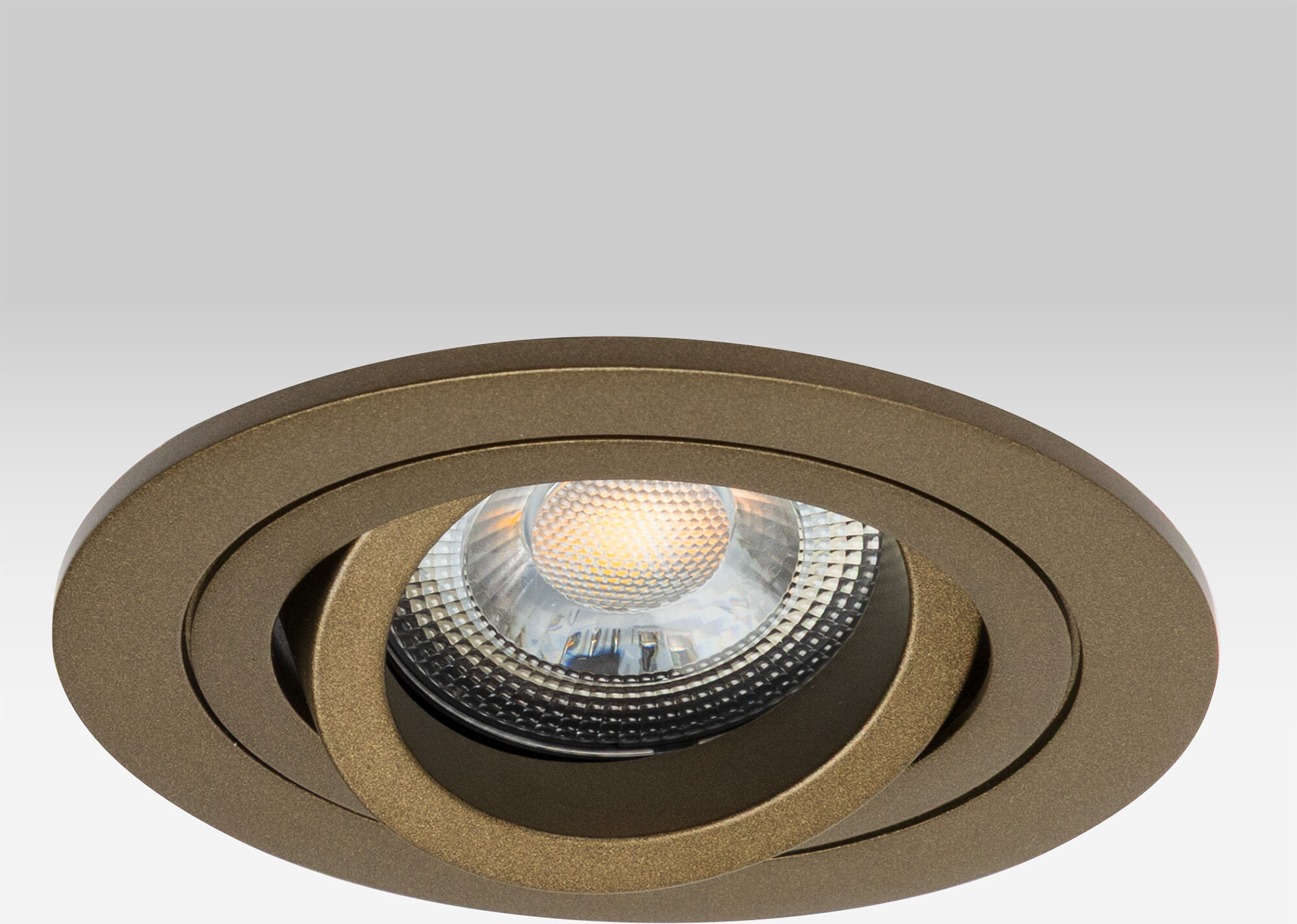 KS Verlichting Lune Inbouwspot Rond Brons