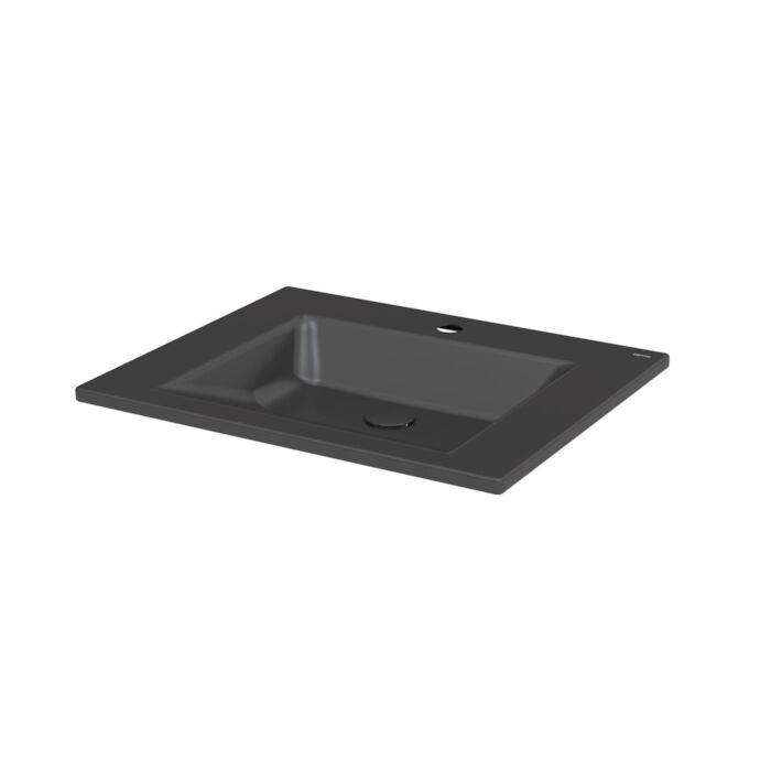 Bette BetteAqua Einbau-Waschtisch A070-401HLW1,PW 60x49,5cm, HLW1,PW, anthracite