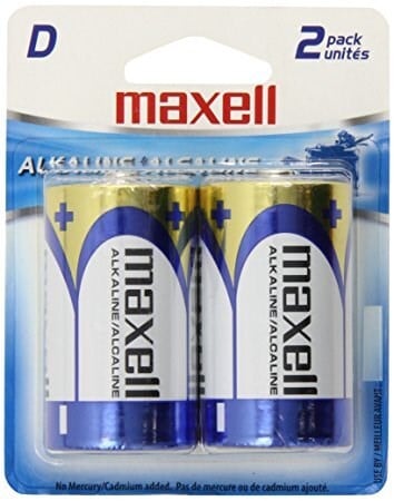 Maxell Alkaline Batterijen LR20, 2 stuks