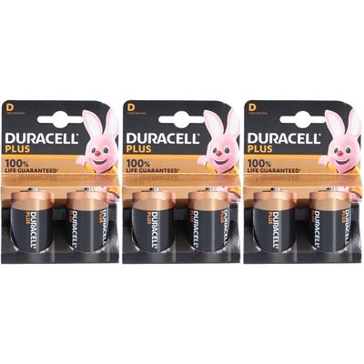 Batterien Mono Lr20D Mn1300 Duracell Plus 3x 3x2 St