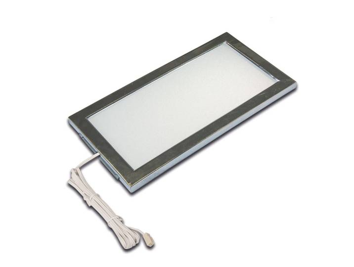 Hera Unterschrankleuchte LED Sky Edelstahl 4.000K, alu / grau / zink, für Küche, Metall, Modern