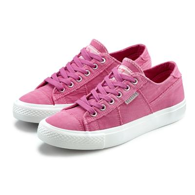 Sneaker ELBSAND "Schnürschuh, Stoffschuhe, Textilschuhe, Turnschuh, Freizeitschuh", Damen, Gr. 37, pink (magenta), Obermaterial: 100% Textilmaterial. Decksohle: 100% Textilmaterial. Futter: 100% Textilmaterial. Laufsohle: 100% Synthetik, unifarben,...