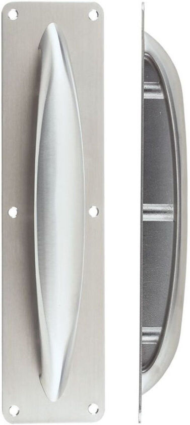 Zoo Hardware Anti Ligature Pull Handle Satin Stainless 30cm H X 7.5cm W