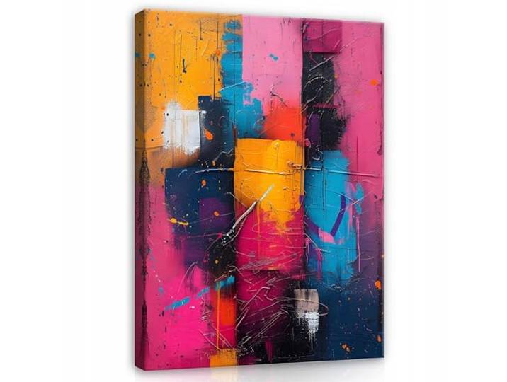 WallArena Leinwand Bilder 75x100 cm Abstrakt, Leinwandbilder, Bild auf leinwand, Format: 75x100 cm (BxH) - einteilig auf Canvas Leinwand. Das Leinwand