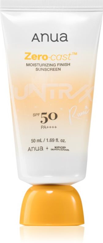 Anua K-Pop Demon Hunters Zero-Cast Sunscreen crème hydratante protectrice SPF 50 50 ml
