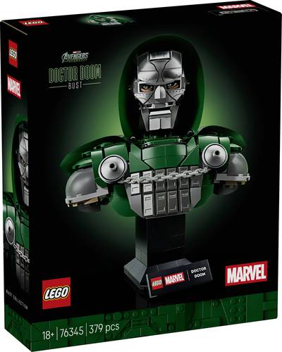 6588680 LEGO MARVEL SUPER HEROES Doctor Doom Büste Superhelden-Deko Geschenk für Männer und Frauen