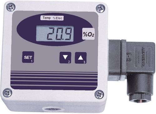 Greisinger Oxy 3690 Sauerstoff-Messgerät 0 - 100% Externer Sensor, Sauerstoff-Messgerät, mit Temperaturmessfunktion