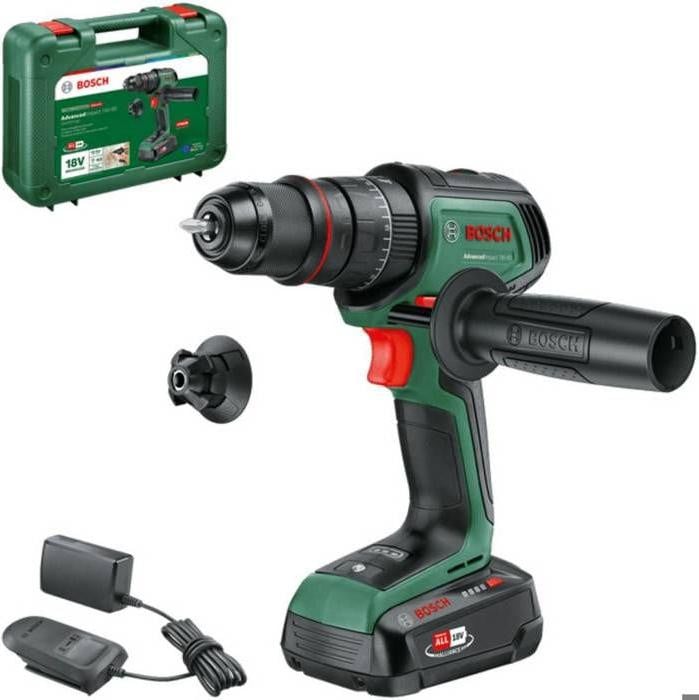 Bosch AdvancedImpact 18V-80 QuickSnap Schlagboormachine met 2,5Ah accu en oplader