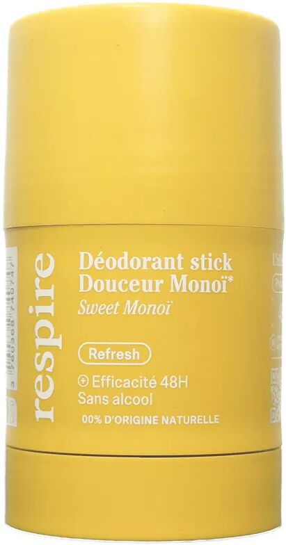 RESPIRE - Deo-Stick Douceur de Monoï - Wirksamkeit 48H, 50 g