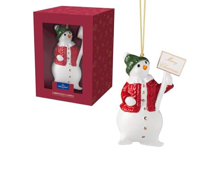 Villeroy & Boch Annual Ornaments décoration pour Le Sapin Bonhomme de Neige 7 cm