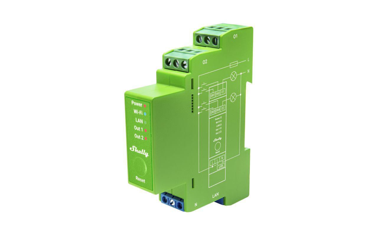 Shelly Pro Dimmer 2PM WLAN LAN BT Shelly_Pro_Dimmer_2PM