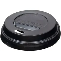 MONOUSO - Deckel Schwarz für Becher Ø9,3cm (100 Stück)