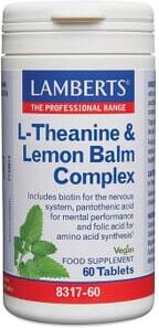 Lamberts COMPLEXO DE TEANINA E BÁLSAMO DE LIMÃO 60 Tabs