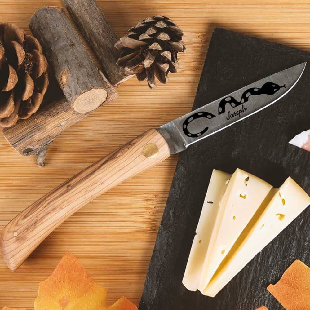 Ocadeau Couteau bois tatouage
