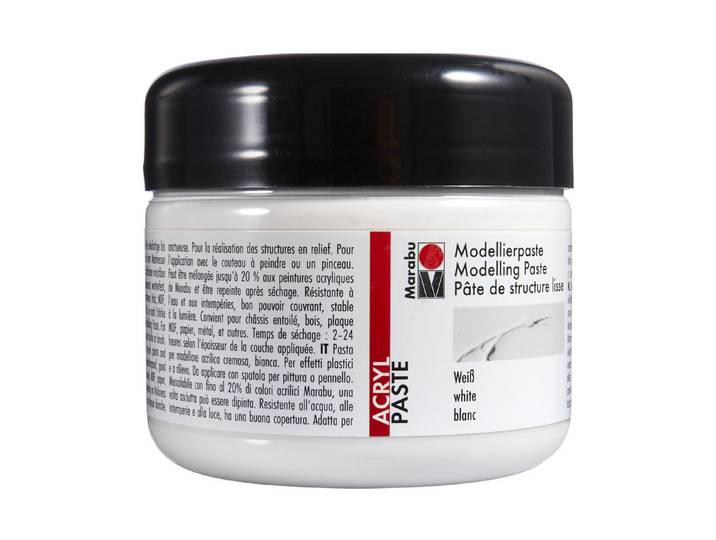 Marabu Modellierpaste Weiss 225 ml