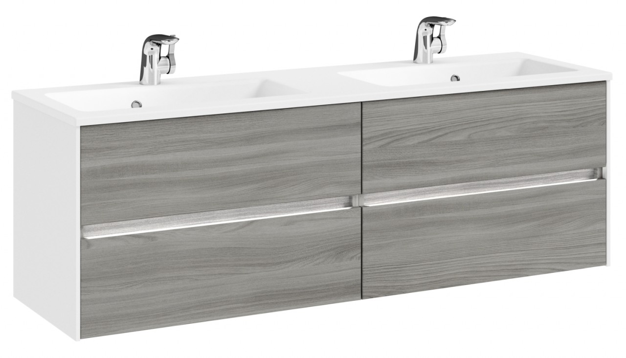 Pelipal Serie 6010 Waschtischunterschrank 6010-WTUSLB09, B:1820, H:512, T:493mm 6010-WTUSLB09